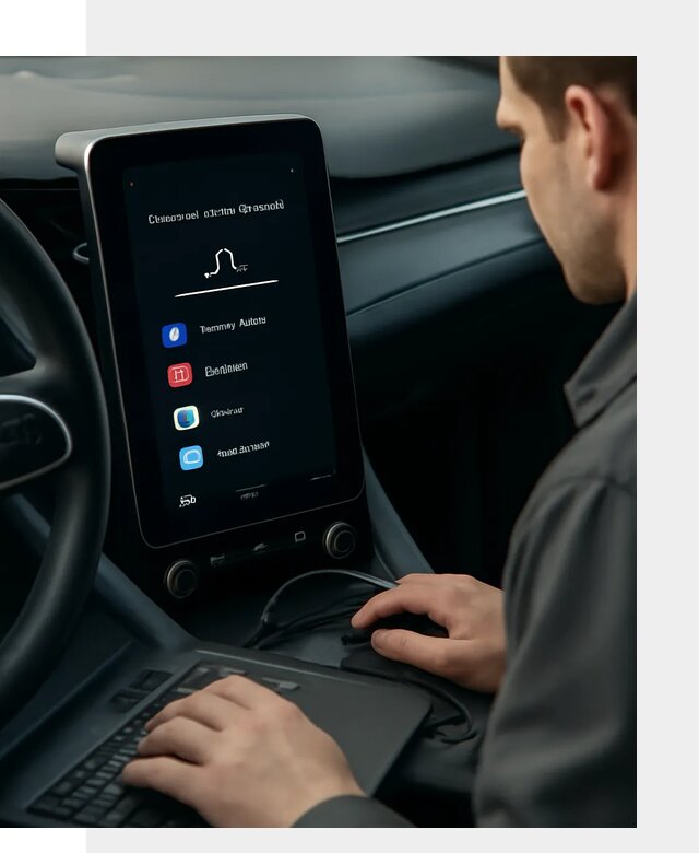 Установка приложений Lynk Co на автомобиль в Славгороде
