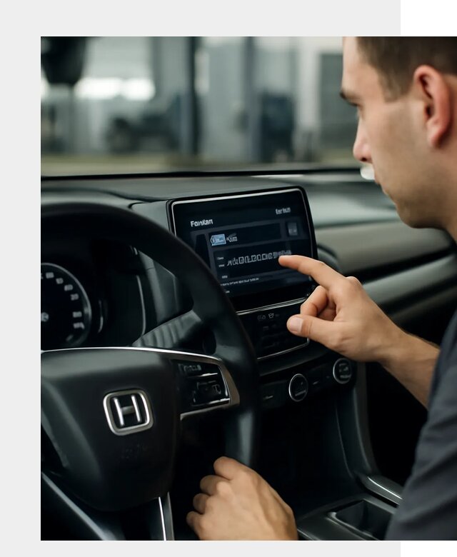 Русификация панели приборов Honda в Славгороде по цене 5201 ФастМобиль-Слд